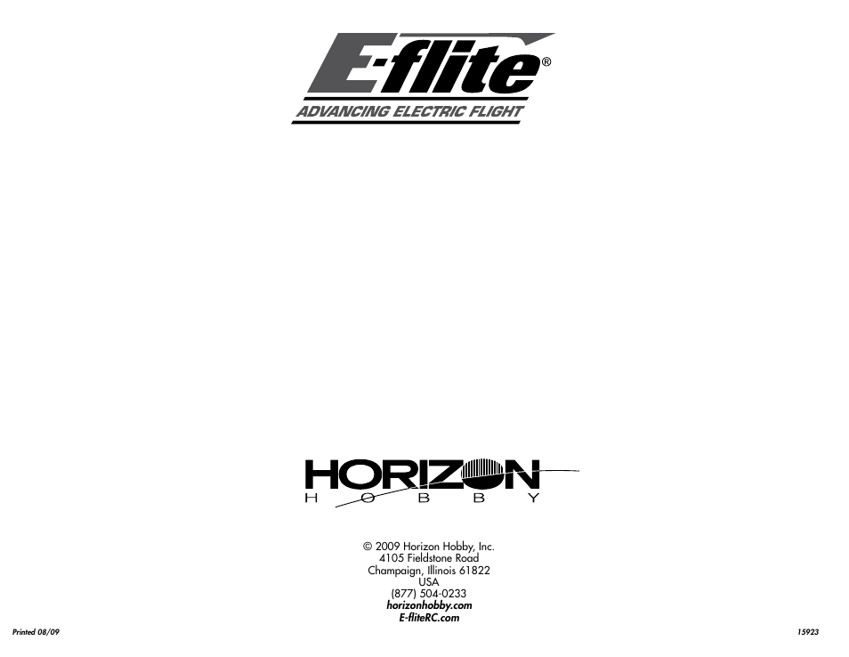 E-flite T-34 Mentor 25e ARF User Manual | Page 28 / 28