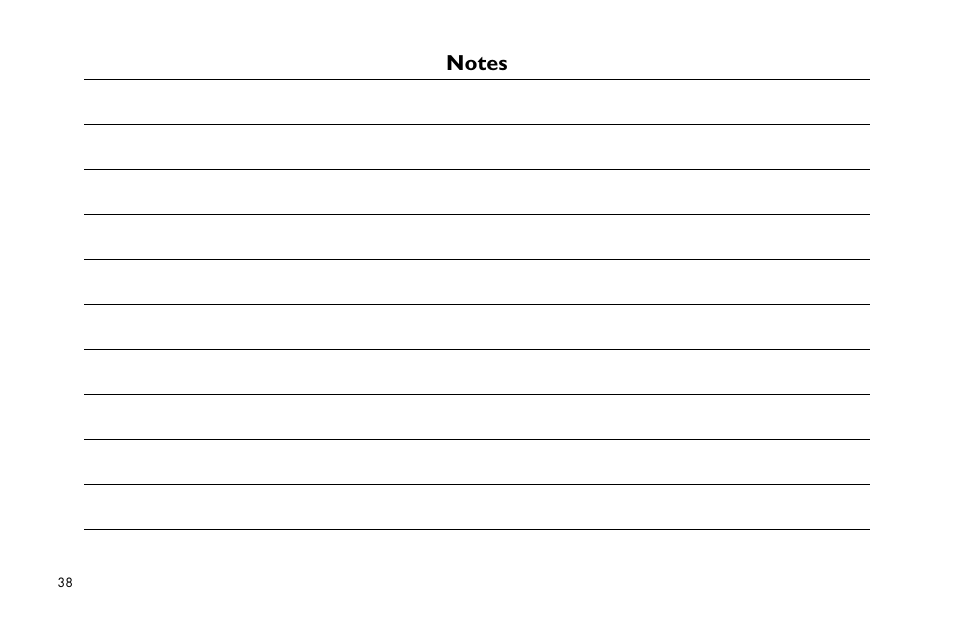 Notes | E-flite Ultra Stick 25e ARF User Manual | Page 38 / 40