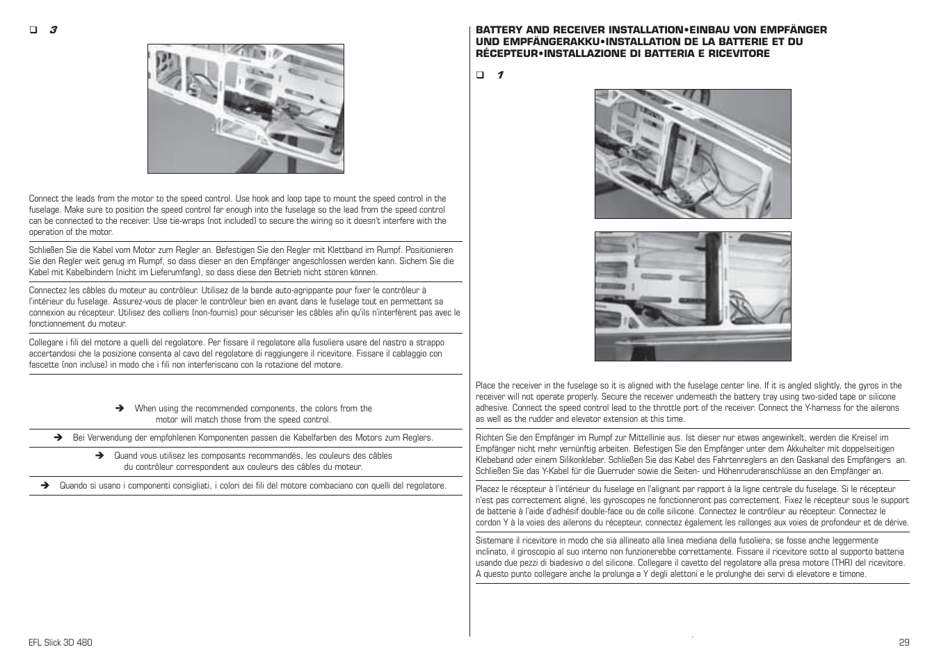 E-flite Slick 3D 480 ARF User Manual | Page 29 / 48