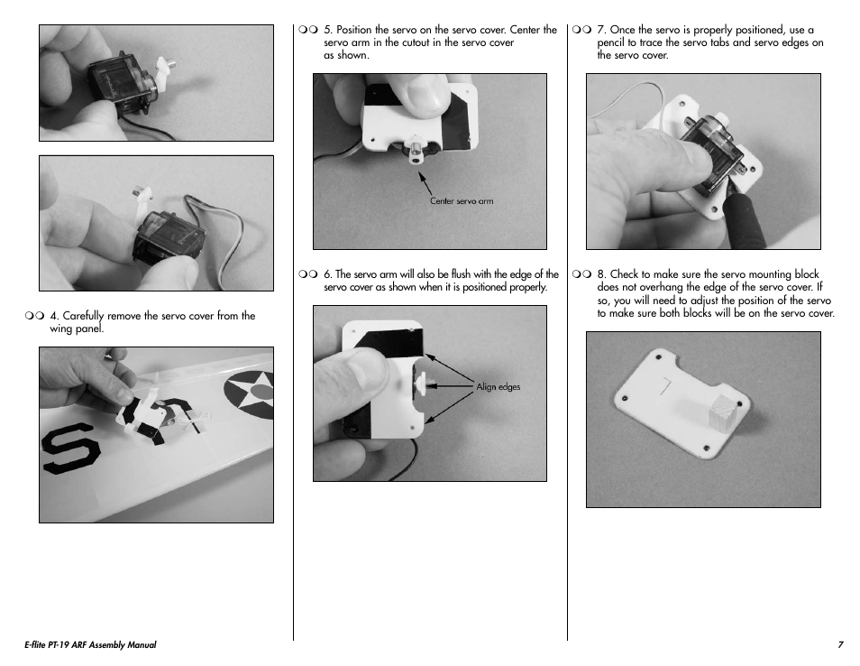 E-flite PT-19 450 ARF User Manual | Page 7 / 44
