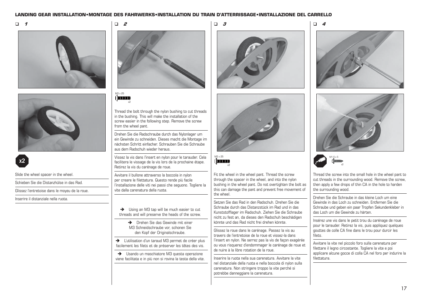 E-flite Extra 330SC BP 3D ARF User Manual | Page 17 / 40