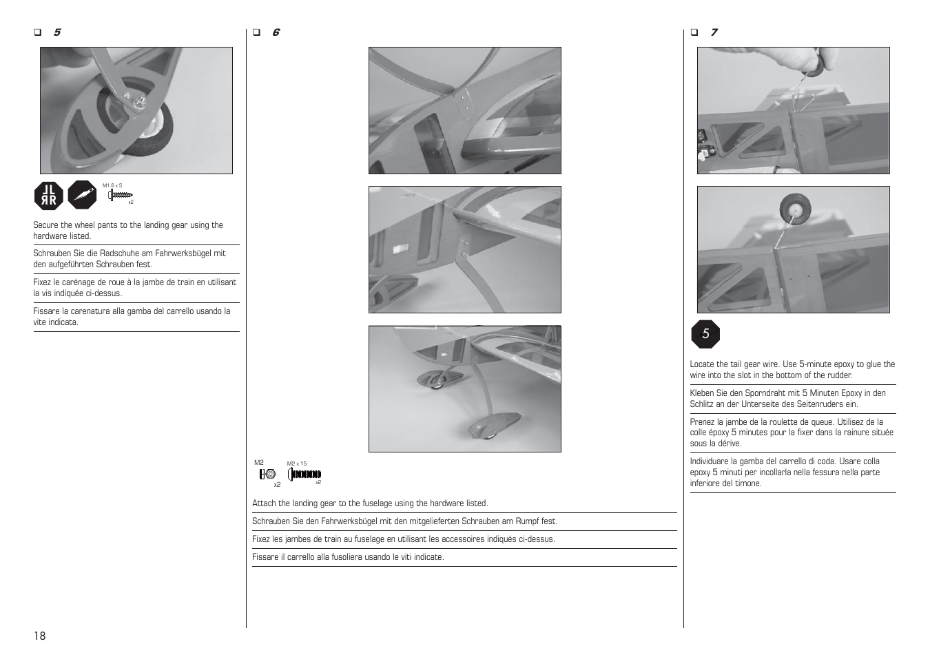 Lr l r | E-flite Extra 330SC BP 3D ARF User Manual | Page 18 / 40