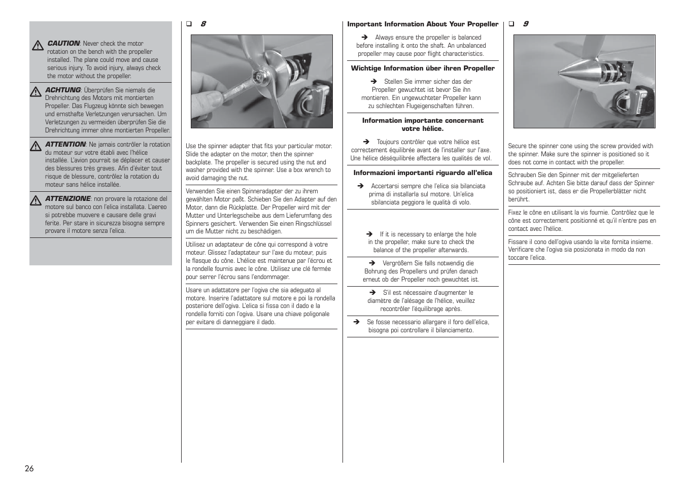 E-flite Extra 330SC BP 3D ARF User Manual | Page 26 / 40