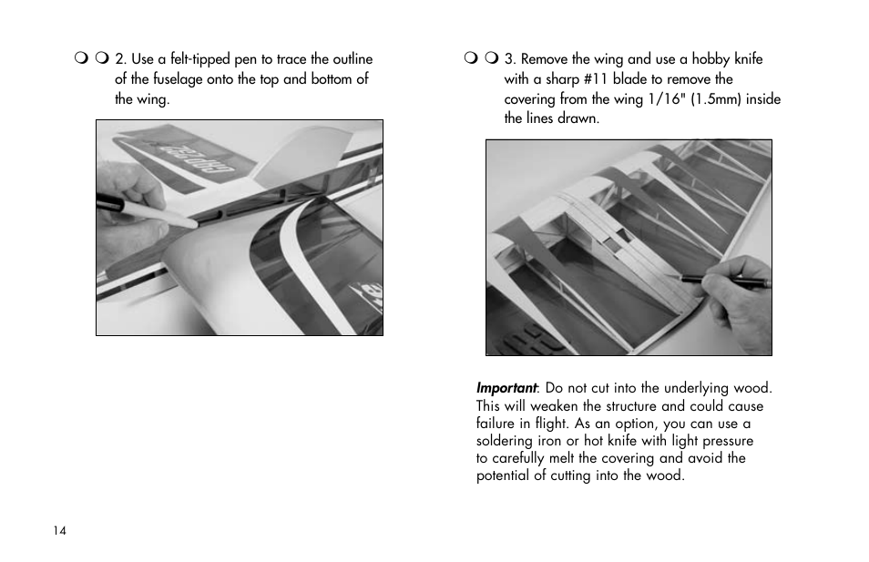 E-flite Cap 232 BP ARF User Manual | Page 14 / 44