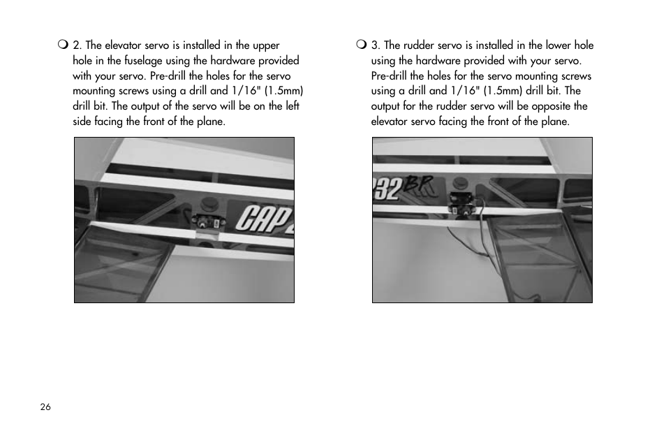 E-flite Cap 232 BP ARF User Manual | Page 26 / 44