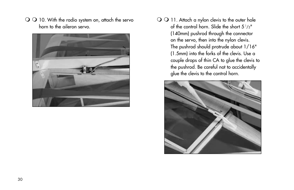 E-flite Cap 232 BP ARF User Manual | Page 30 / 44