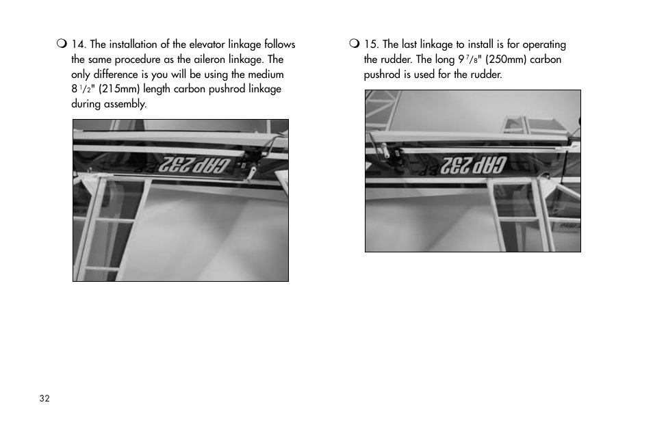 E-flite Cap 232 BP ARF User Manual | Page 32 / 44
