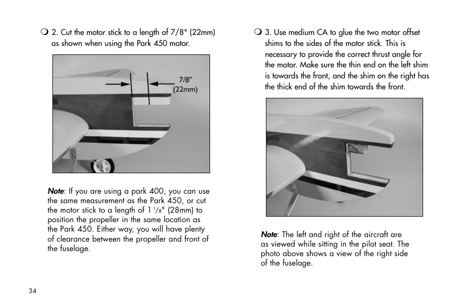 E-flite Cap 232 BP ARF User Manual | Page 34 / 44