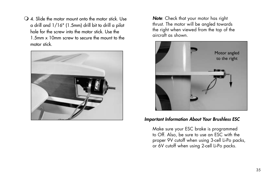 E-flite Cap 232 BP ARF User Manual | Page 35 / 44