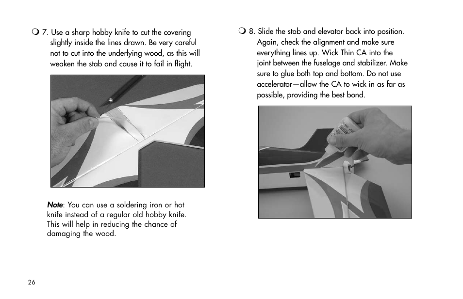 E-flite Brio 10 ARF User Manual | Page 26 / 56