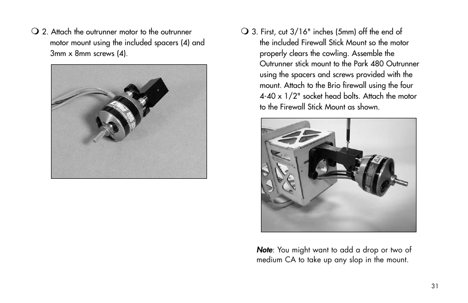 E-flite Brio 10 ARF User Manual | Page 31 / 56