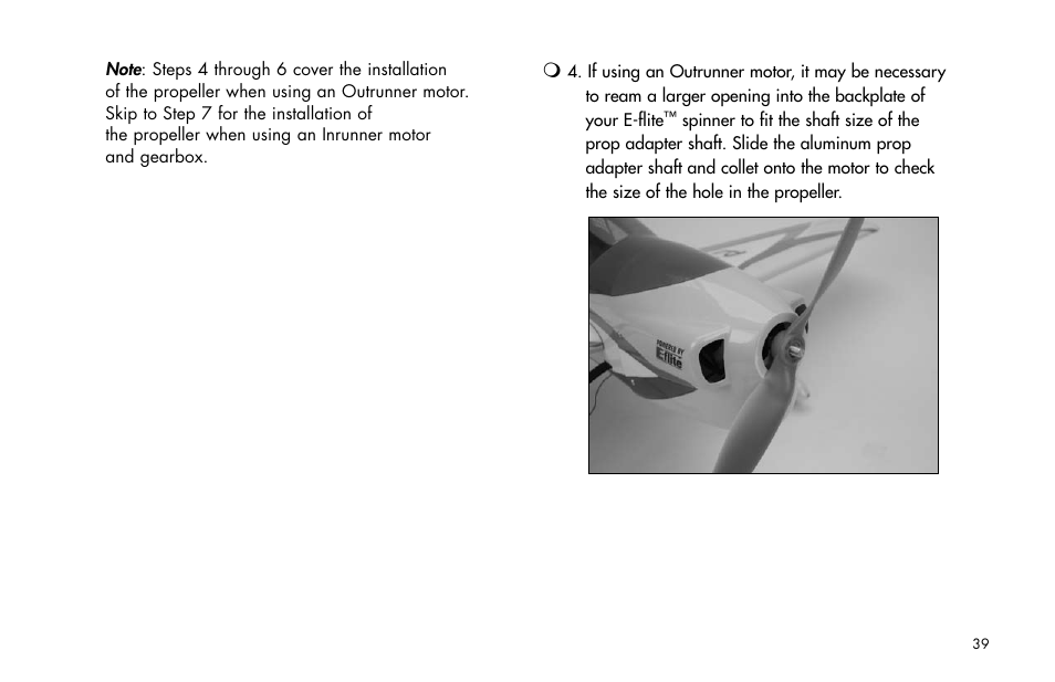 E-flite Brio 10 ARF User Manual | Page 39 / 56