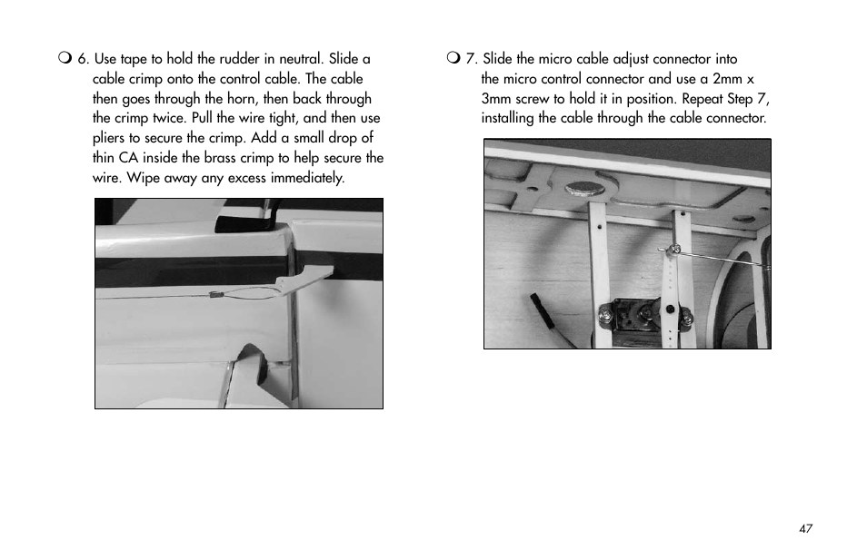 E-flite Brio 10 ARF User Manual | Page 47 / 56