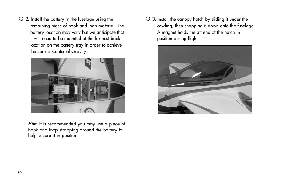 E-flite Brio 10 ARF User Manual | Page 50 / 56
