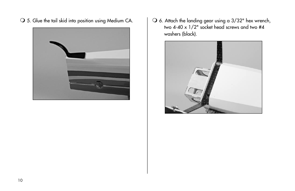 E-flite Mini Edge 3D ARF User Manual | Page 10 / 44