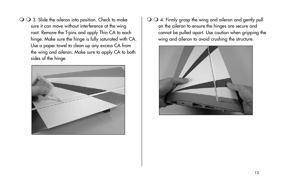 E-flite Mini Edge 3D ARF User Manual | Page 13 / 44