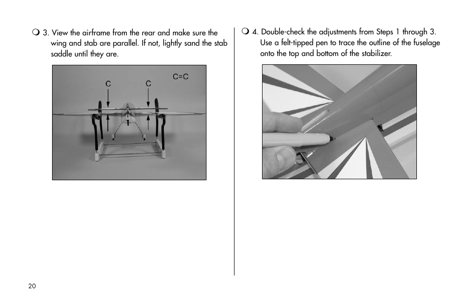 E-flite Mini Edge 3D ARF User Manual | Page 20 / 44