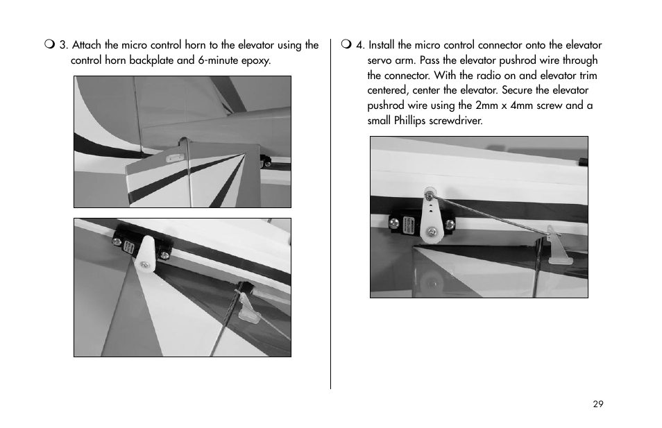 E-flite Mini Edge 3D ARF User Manual | Page 29 / 44