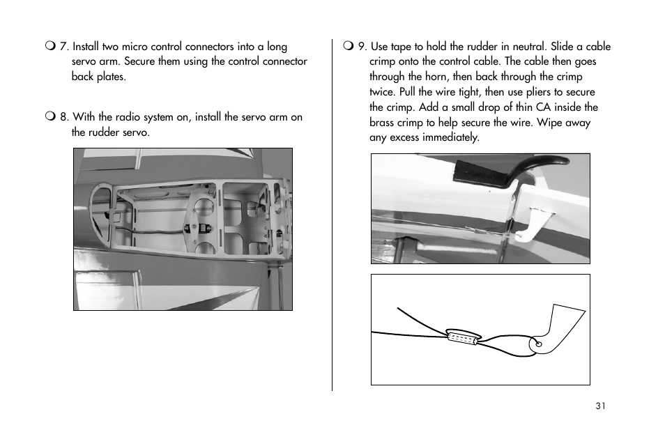 E-flite Mini Edge 3D ARF User Manual | Page 31 / 44