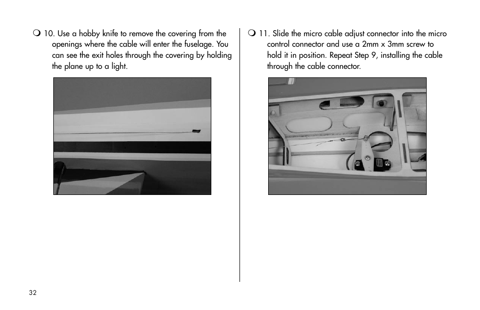 E-flite Mini Edge 3D ARF User Manual | Page 32 / 44