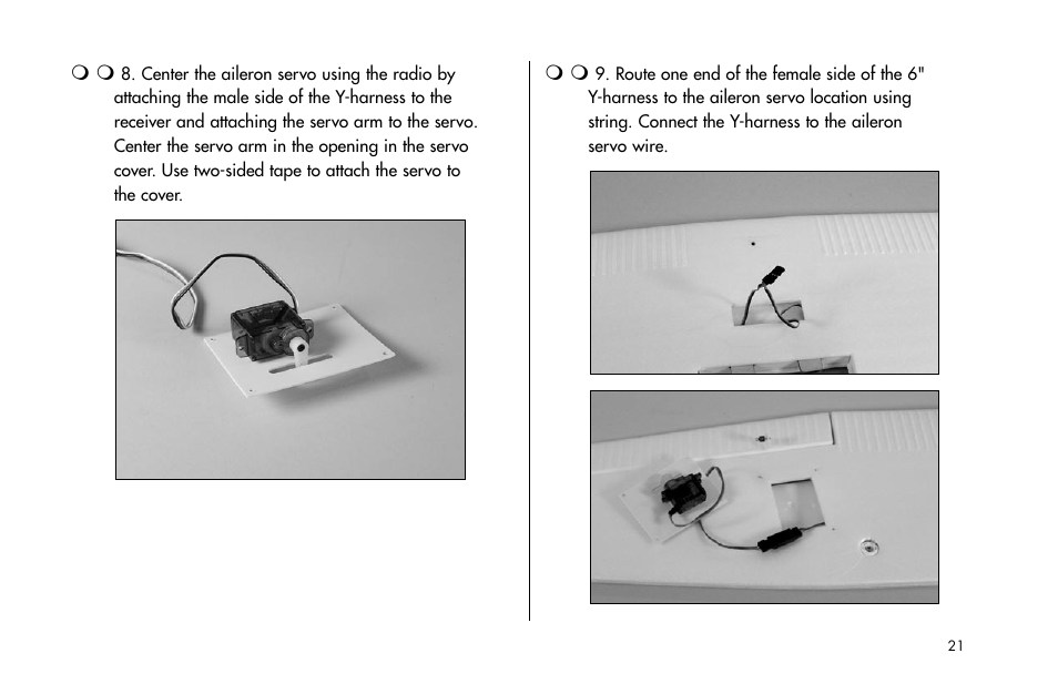 E-flite Cessna 182 370 ARF User Manual | Page 21 / 32