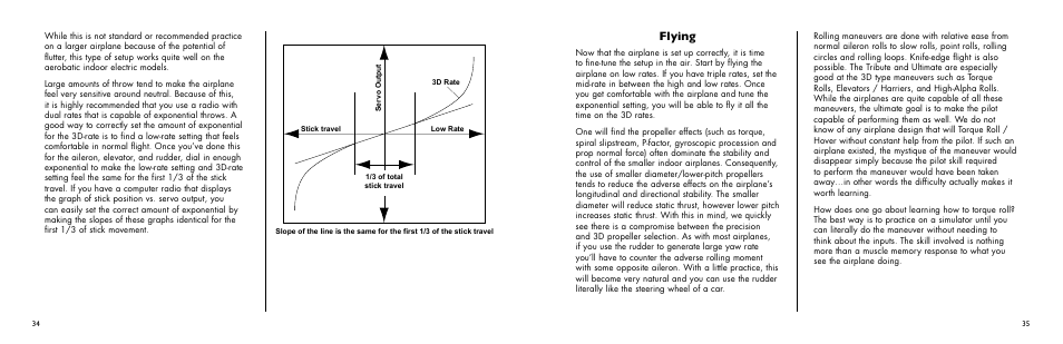 Flying | E-flite Ultimate 3D Profile ARF User Manual | Page 34 / 40