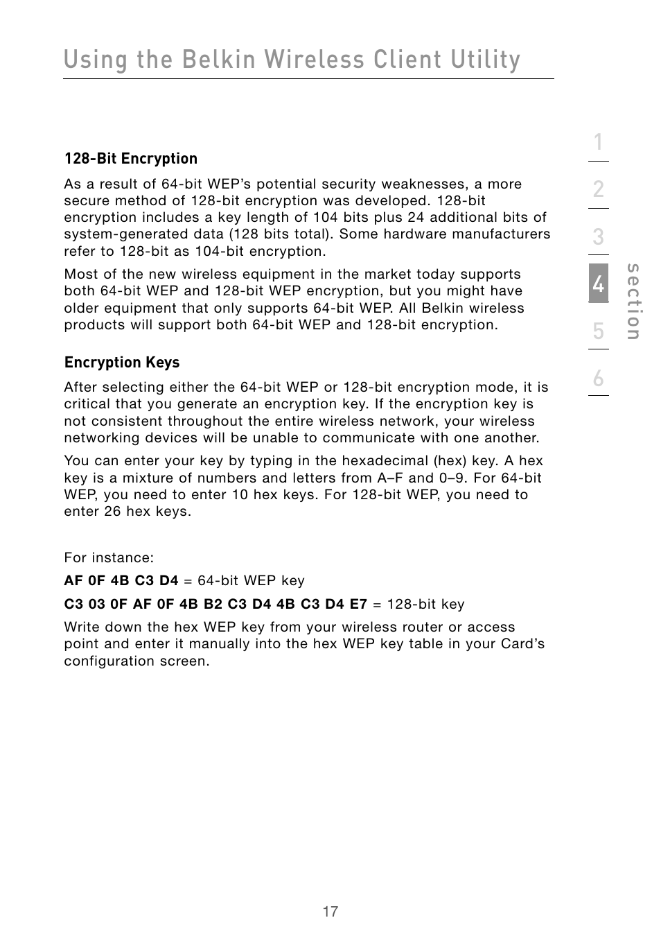 Using the belkin wireless client utility | Belkin F5D9010 User Manual | Page 19 / 45