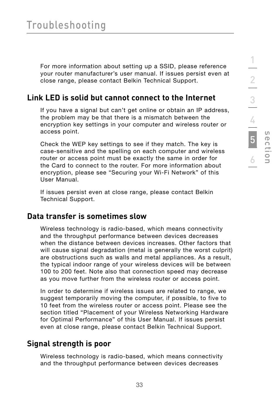 Troubleshooting | Belkin F5D9010 User Manual | Page 35 / 45