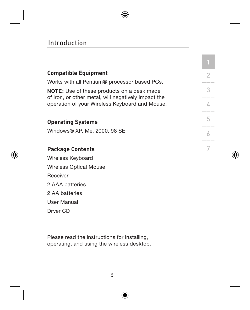 Introduction | Belkin F8E883uk-BNDL User Manual | Page 5 / 16