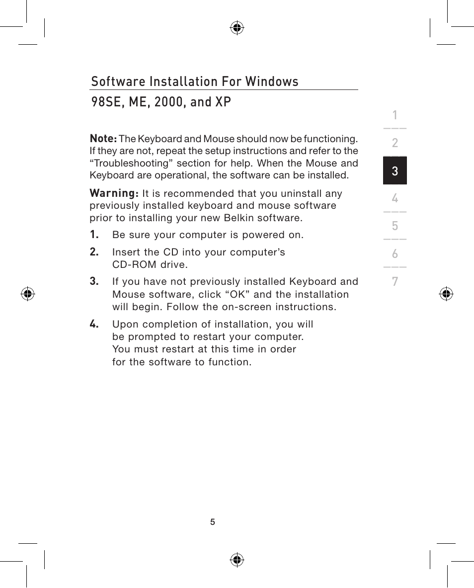 Belkin F8E883uk-BNDL User Manual | Page 7 / 16