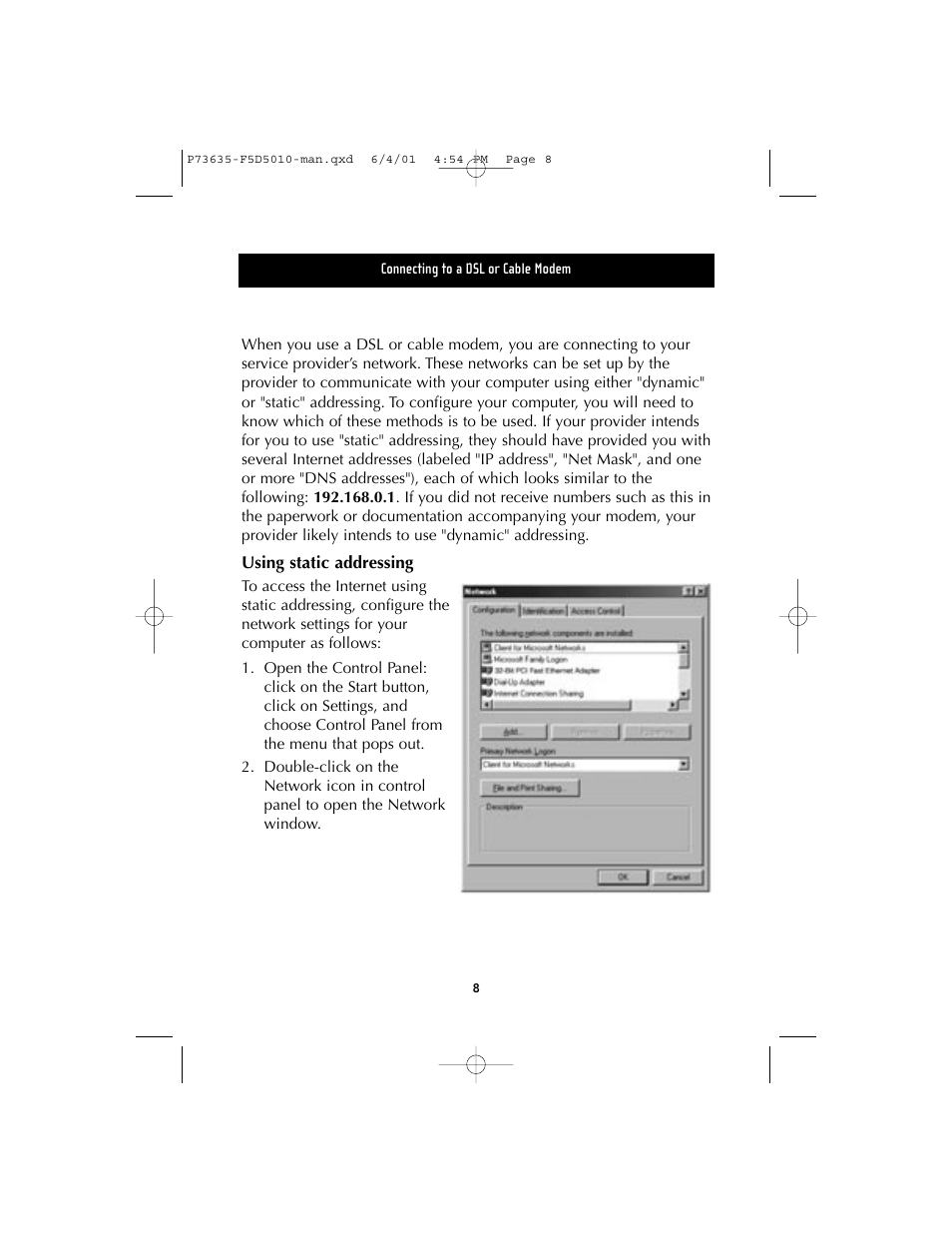 Belkin F5D5010 User Manual | Page 11 / 52