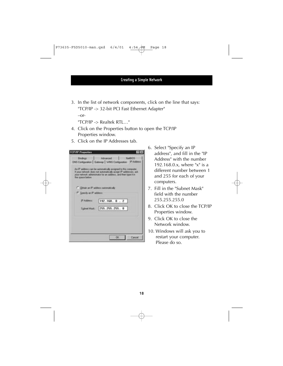 Belkin F5D5010 User Manual | Page 21 / 52