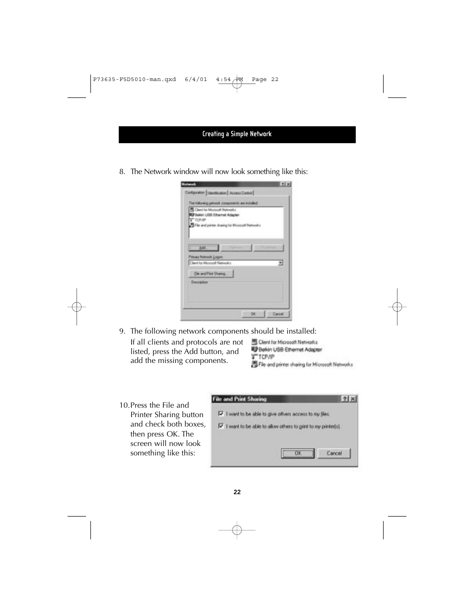 Belkin F5D5010 User Manual | Page 25 / 52