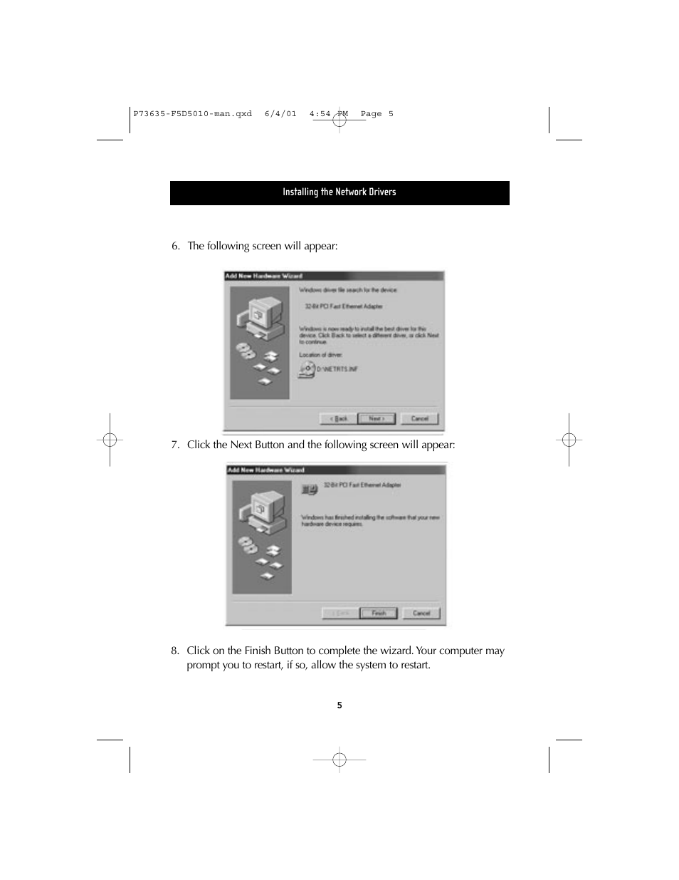 Belkin F5D5010 User Manual | Page 8 / 52