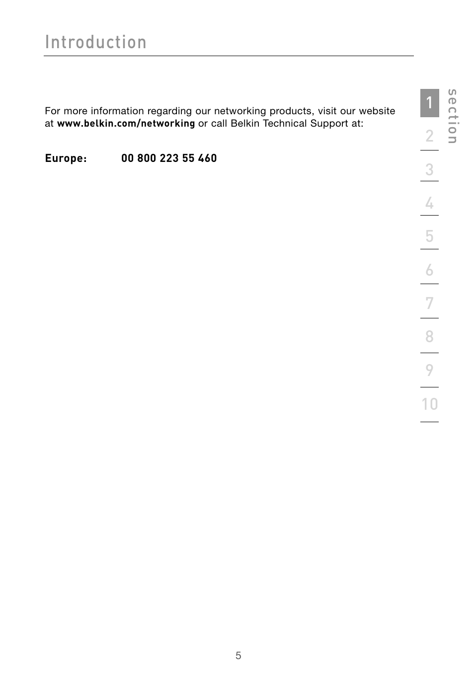 Introduction | Belkin Wireless G Desktop Card F5D7000 User Manual | Page 7 / 116