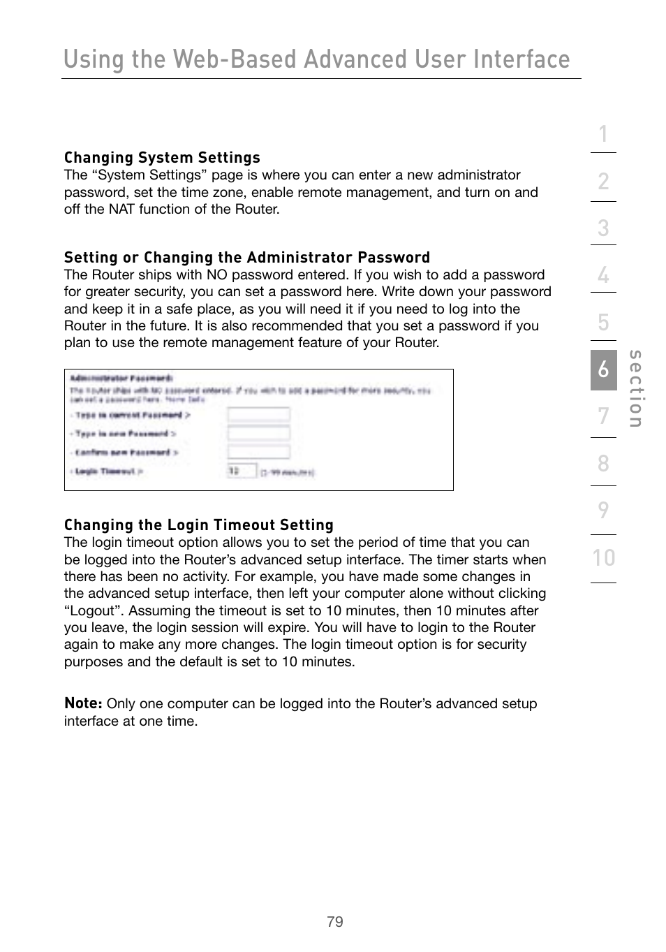 Using the web-based advanced user interface | Belkin Wireless G Desktop Card F5D7000 User Manual | Page 81 / 116