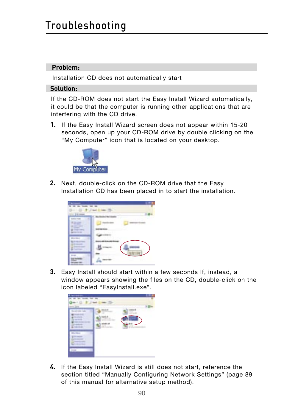 Troubleshooting | Belkin Wireless G Desktop Card F5D7000 User Manual | Page 92 / 116
