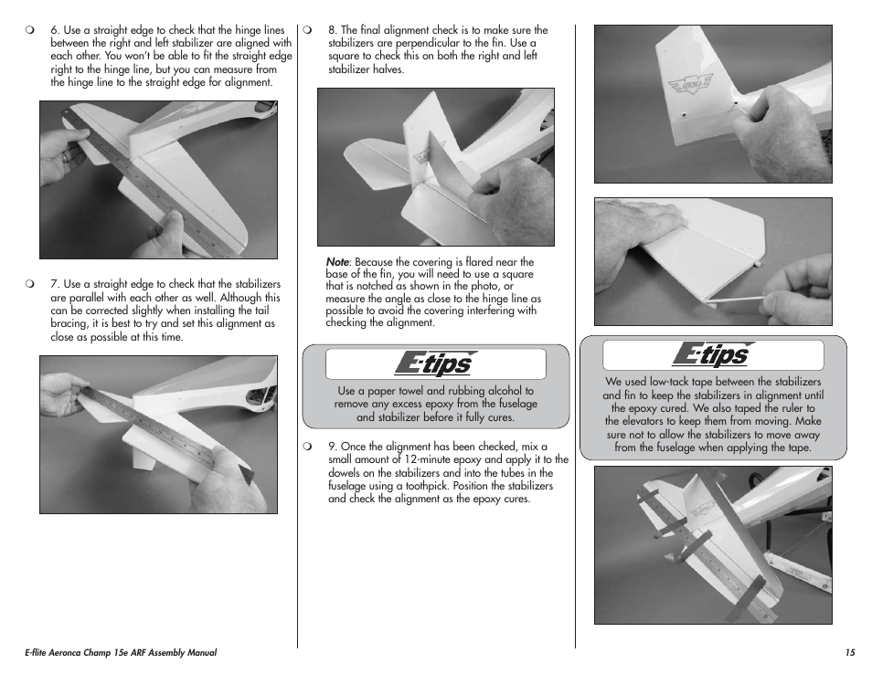 E-flite Aeronca Champ 15e ARF User Manual | Page 15 / 36