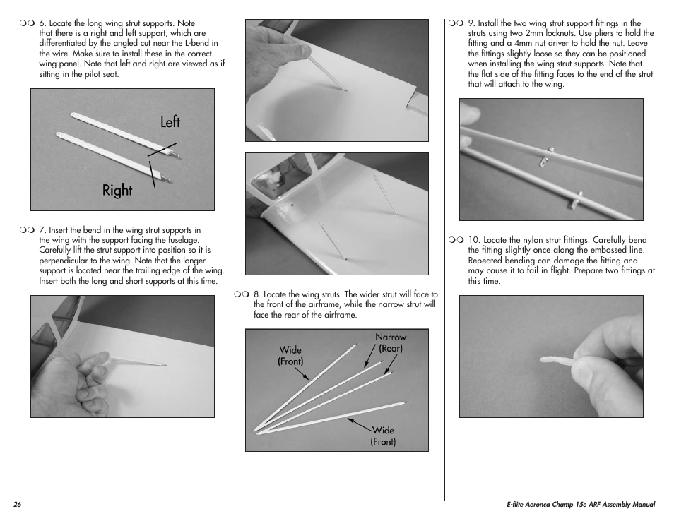 E-flite Aeronca Champ 15e ARF User Manual | Page 26 / 36