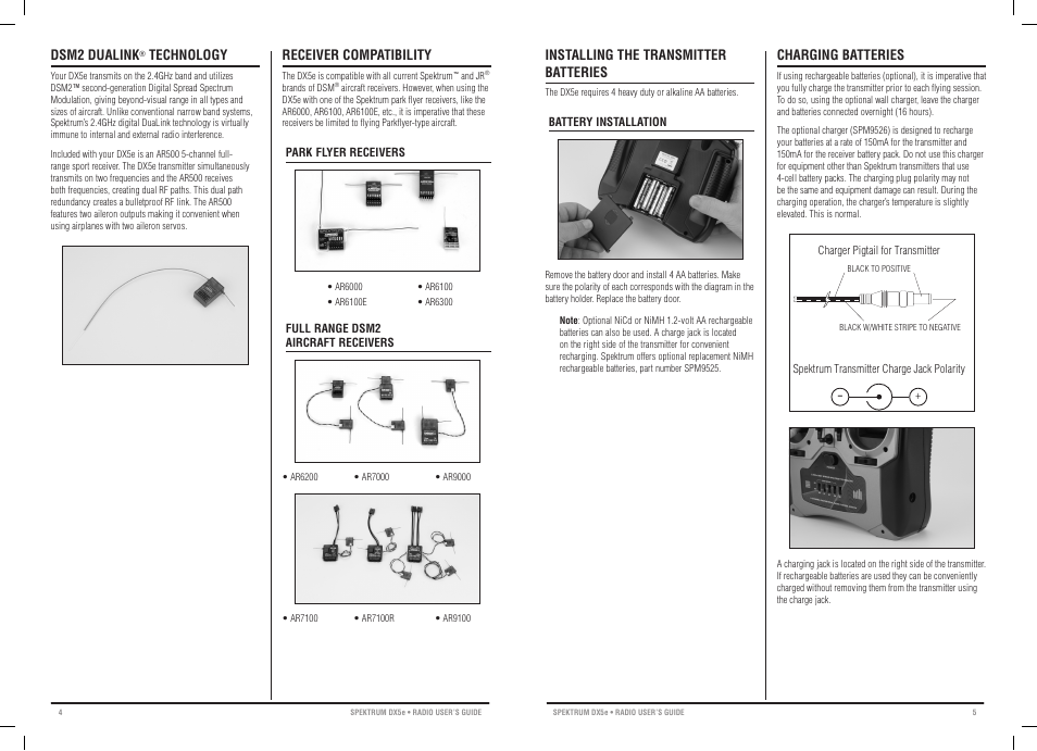 Spectrum 5-Channel Full Range DSM2 User Manual | Page 3 / 11