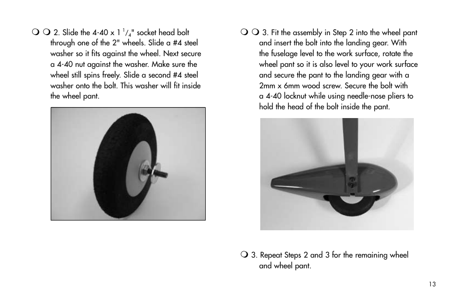 E-flite Mini Pulse XT ARF User Manual | Page 13 / 36