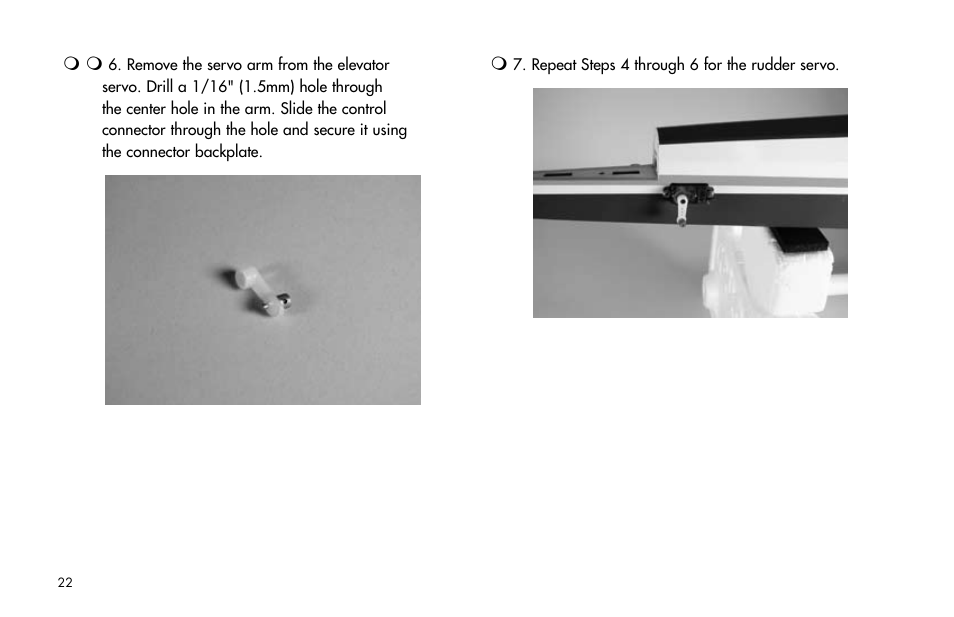 E-flite Mini Pulse XT ARF User Manual | Page 22 / 36