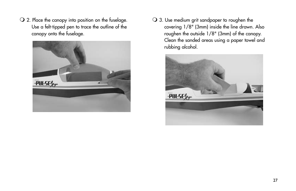 E-flite Mini Pulse XT ARF User Manual | Page 27 / 36