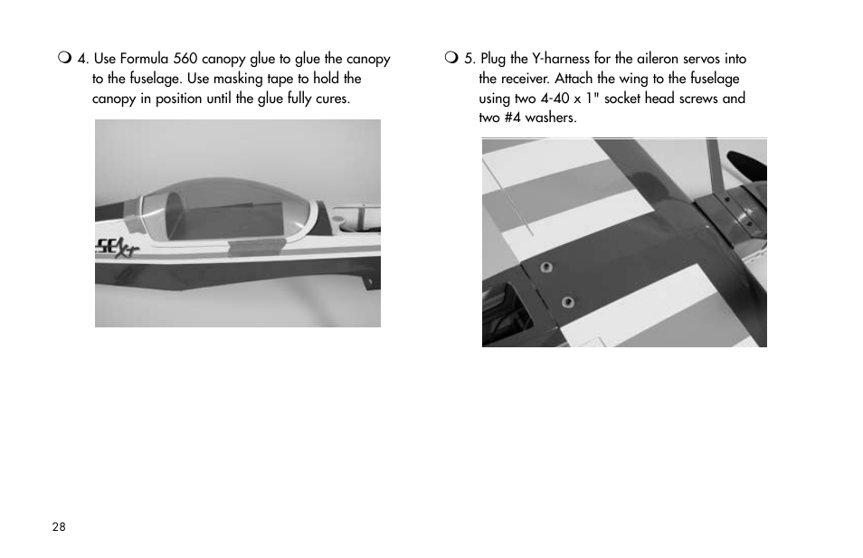 E-flite Mini Pulse XT ARF User Manual | Page 28 / 36