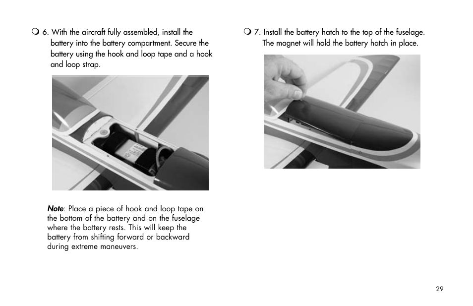 E-flite Mini Pulse XT ARF User Manual | Page 29 / 36