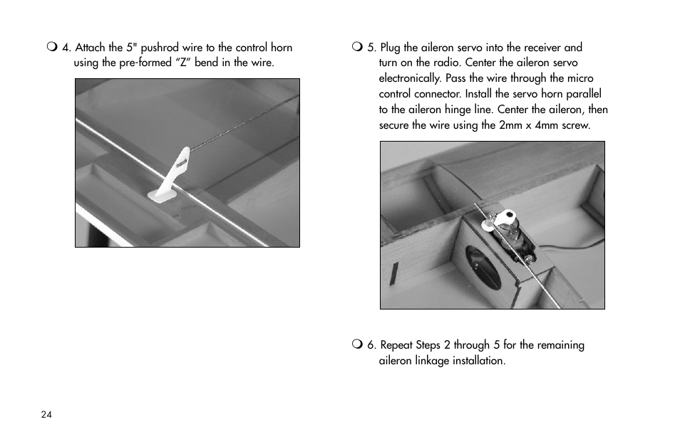 E-flite Mini Ultra Stick ARF User Manual | Page 24 / 36