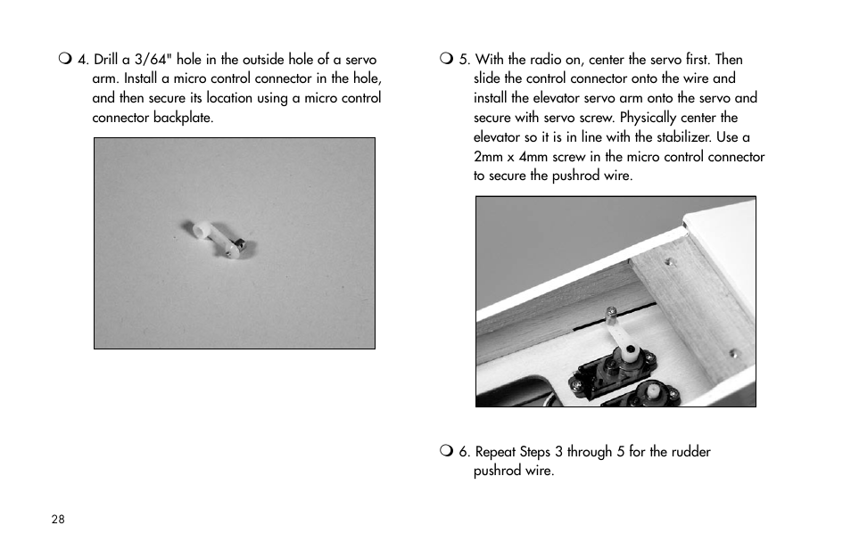 E-flite Mini Ultra Stick ARF User Manual | Page 28 / 36