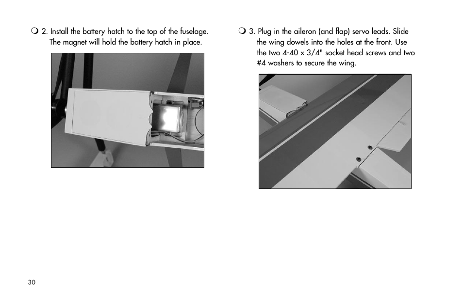 E-flite Mini Ultra Stick ARF User Manual | Page 30 / 36