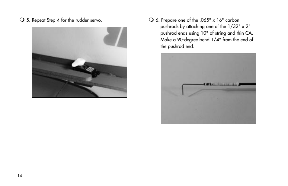 E-flite Tensor 4D ARF User Manual | Page 14 / 48