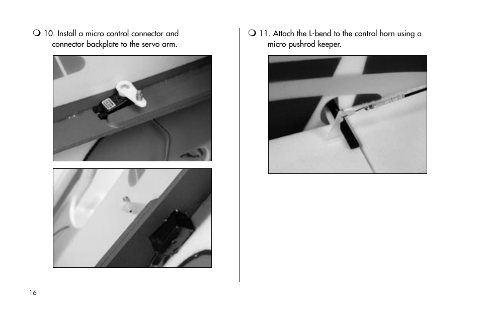 E-flite Tensor 4D ARF User Manual | Page 16 / 48